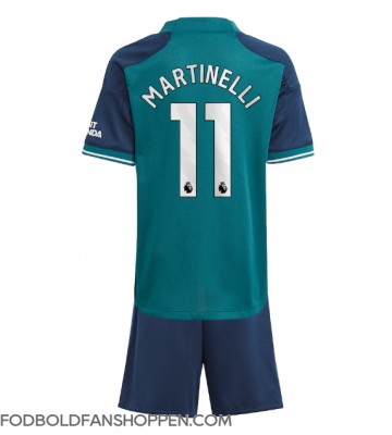 Arsenal Gabriel Martinelli #11 Tredjetrøje Børn 2023-24 Kortærmet (+ Korte bukser)